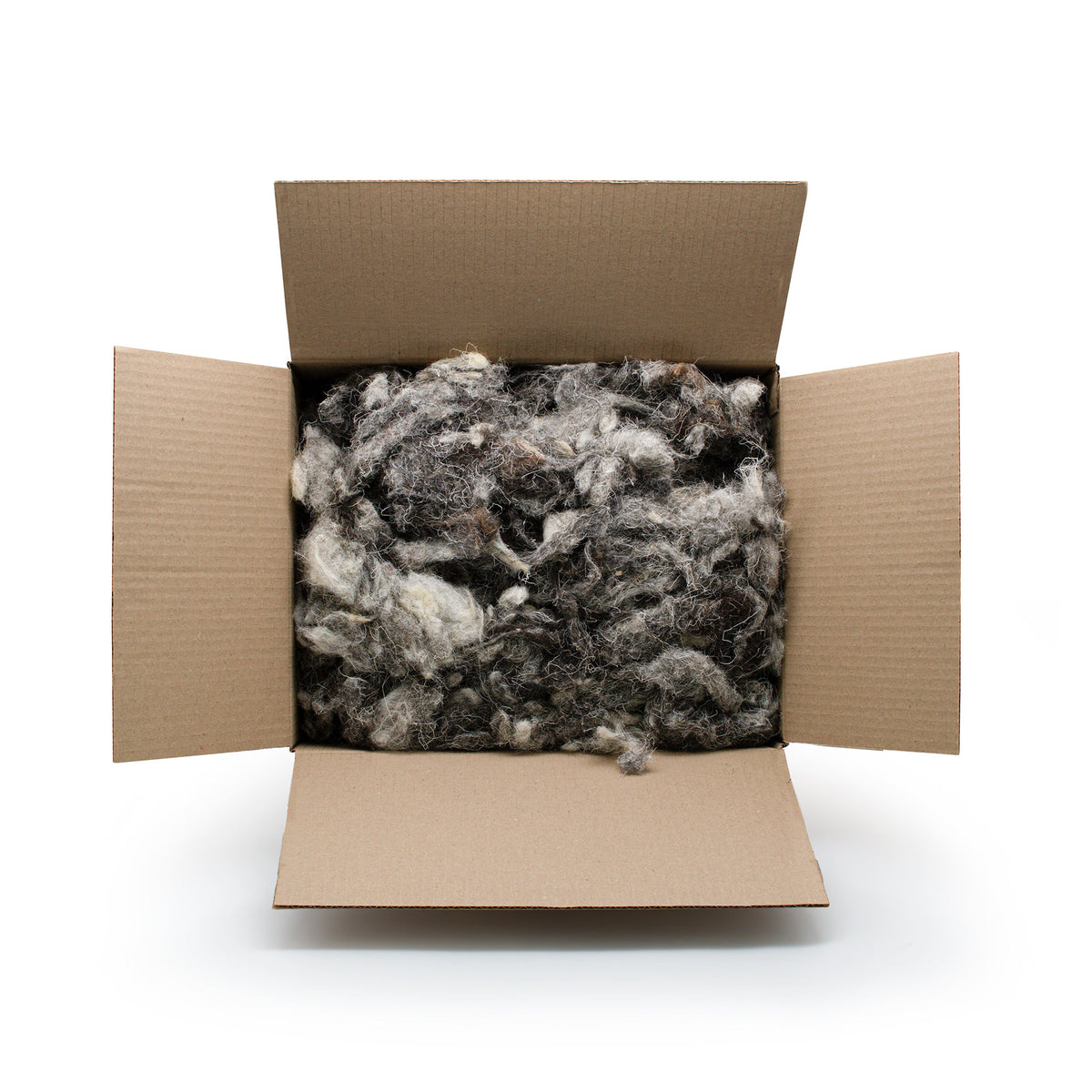 1kg Herdwick wool packed into box