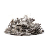 Pile of 1 kg Herdwick wool in shades  of grey