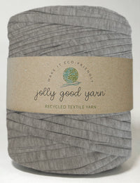 Recycled textile yarn - colour grey