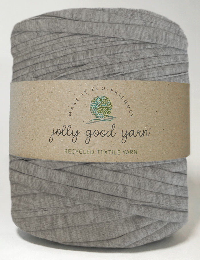 Recycled textile yarn - colour grey