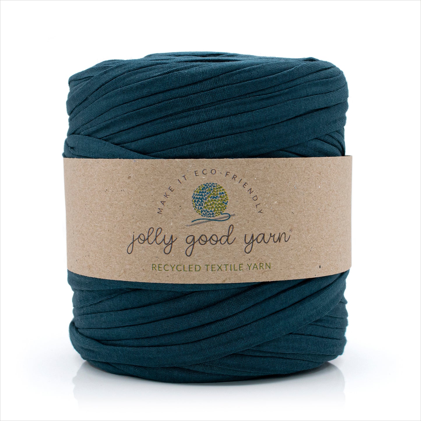 Dark teal t-shirt yarn (100-120m)