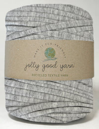 Recycled textile yarn - colour grey