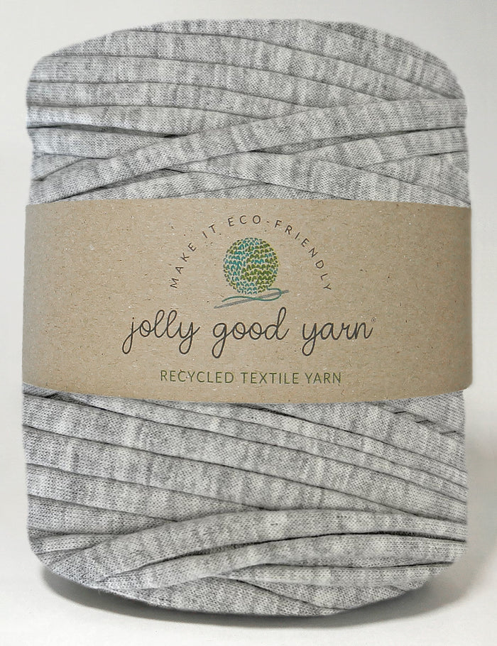 Recycled textile yarn - colour grey