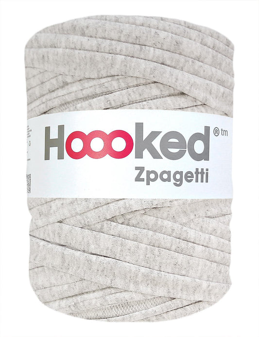 Fog grey t-shirt yarn by Hoooked Zpagetti (100-120m)