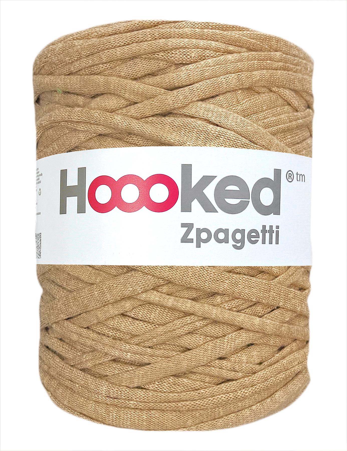 Buff beige t-shirt yarn by Hoooked Zpagetti (100-120m)