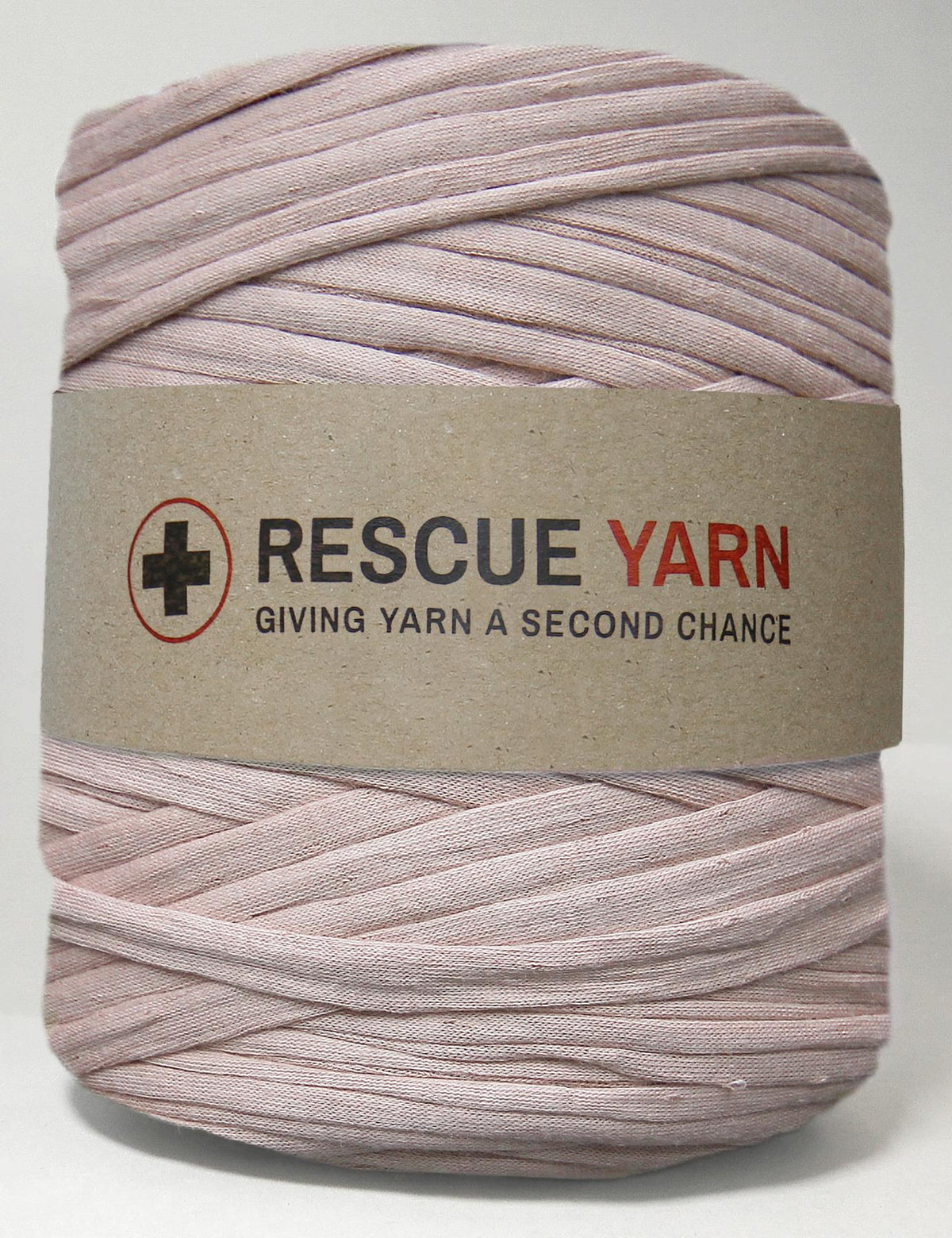 Sandy taupe t-shirt yarn by Rescue Yarn (100-120m)