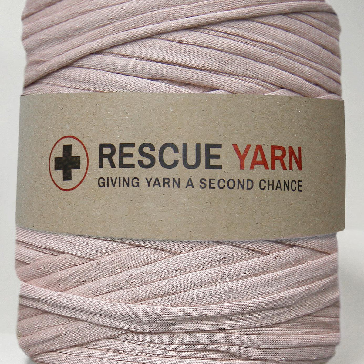 Pale tan taupe t-shirt yarn by Rescue Yarn (100-120m)