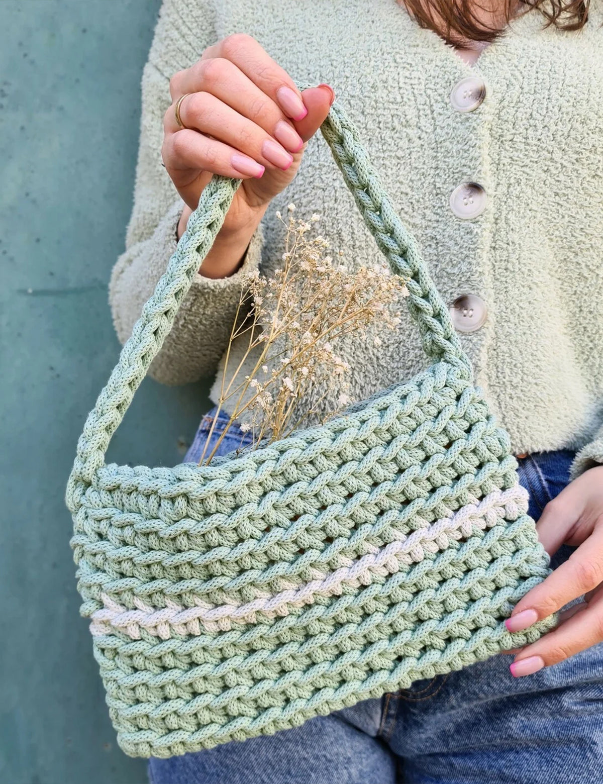 Crocheted  bag