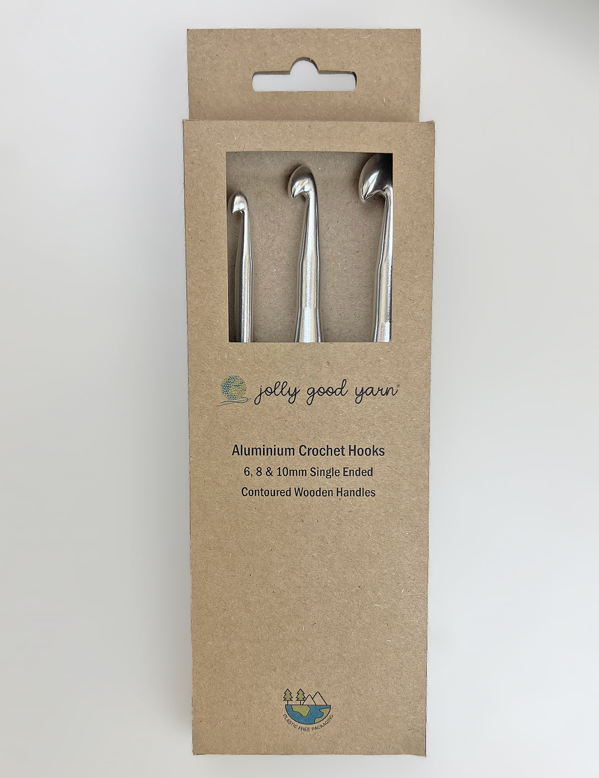 Aluminium crochet hooks