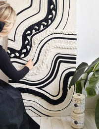 Crocheted  wall hanging