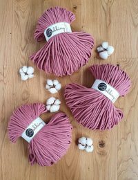 Recycled cord - colour pink