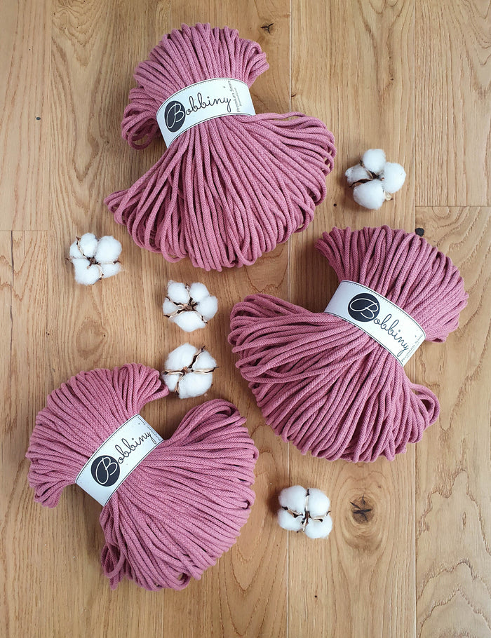 Recycled cord - colour pink