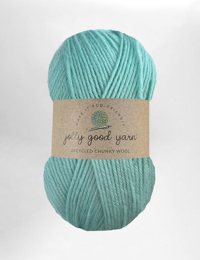 Bow Blue 100% upcycled knitting wool (100g)