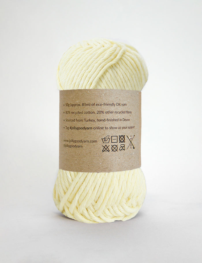Butterleigh Yellow DK Recycled Yarn (50g)