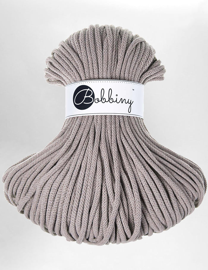 Bobbiny Pearl 5mm Braided Macrame Cord (100m)