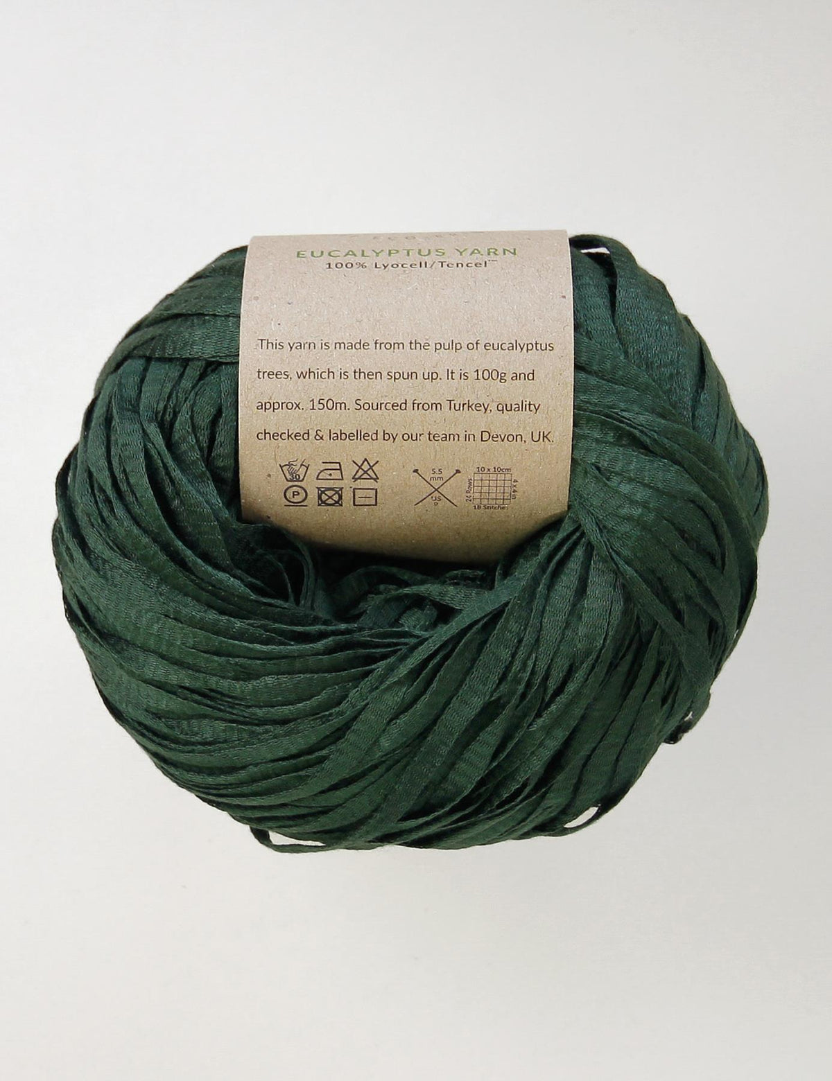 Sherwood Green eco-friendly eucalyptus yarn (100g)