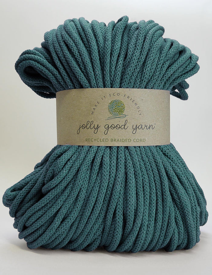 5mm Exeter Blue recycled cotton macrame cord