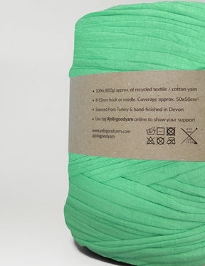 Light mint green t-shirt yarn (100-120m)