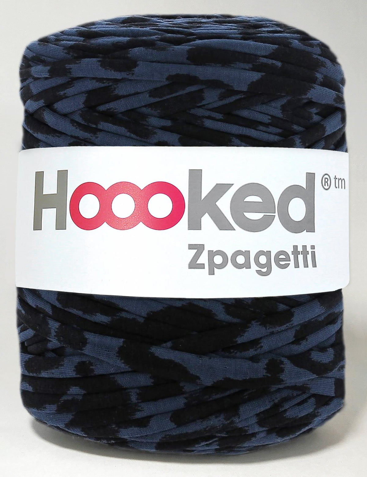 Recycled textile yarn - colour black-blue