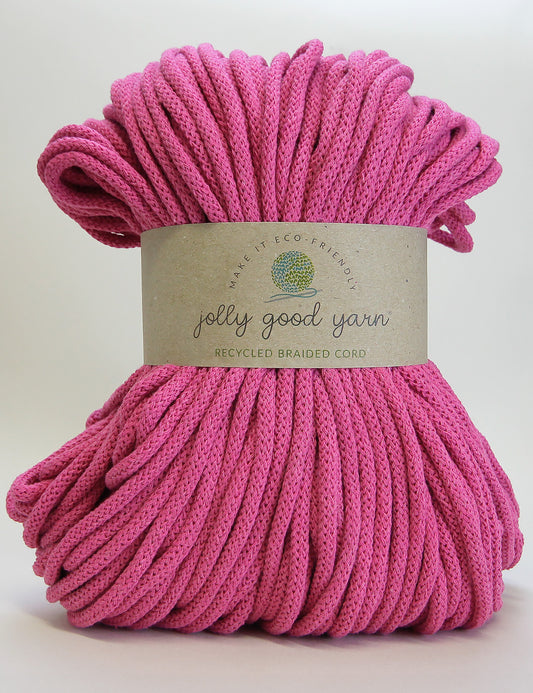 5mm Colyton Pink recycled cotton macrame cord