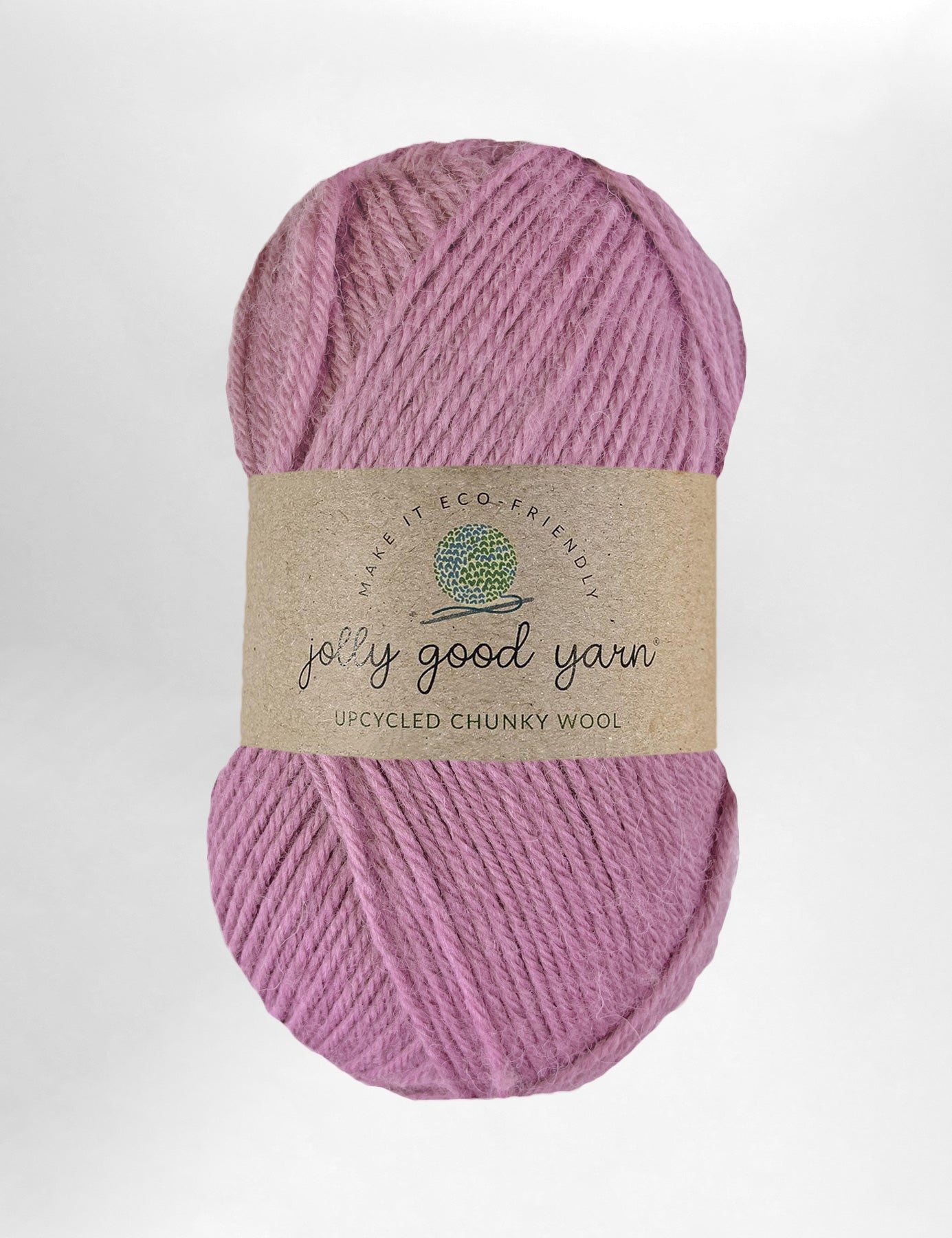 Denbury Purple 100% upcycled knitting wool (100g)