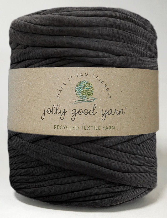 Recycled textile yarn - colour dark grey