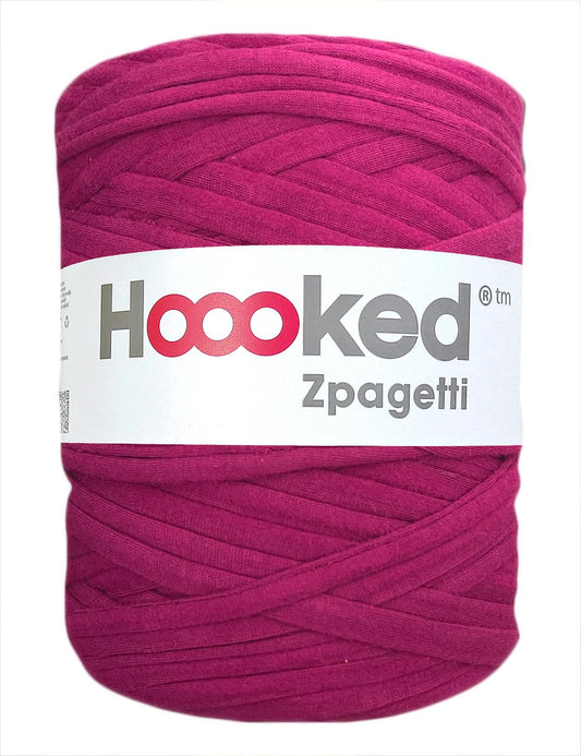 Light jam purple t-shirt yarn by Hoooked Zpagetti (100-120m)