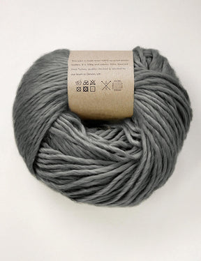 Dulford Grey recycled plastic yarn (100g)