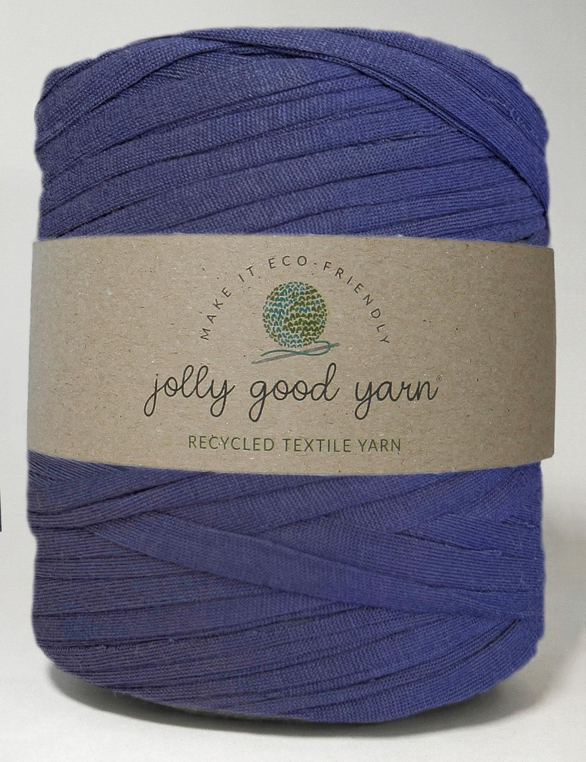 Recycled textile yarn - colour blue
