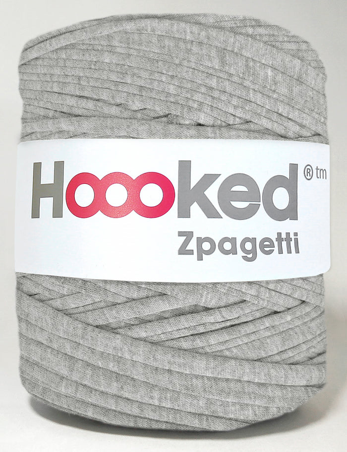 Recycled textile yarn - colour grey