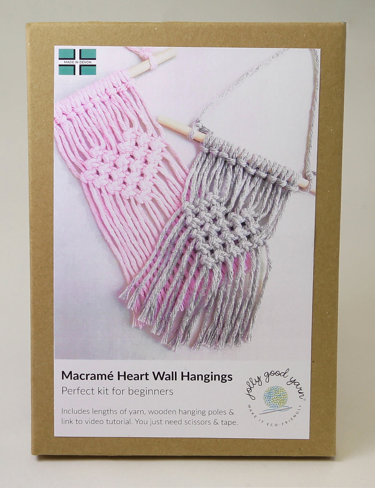 Macrame Heart Wall Hanging Kit