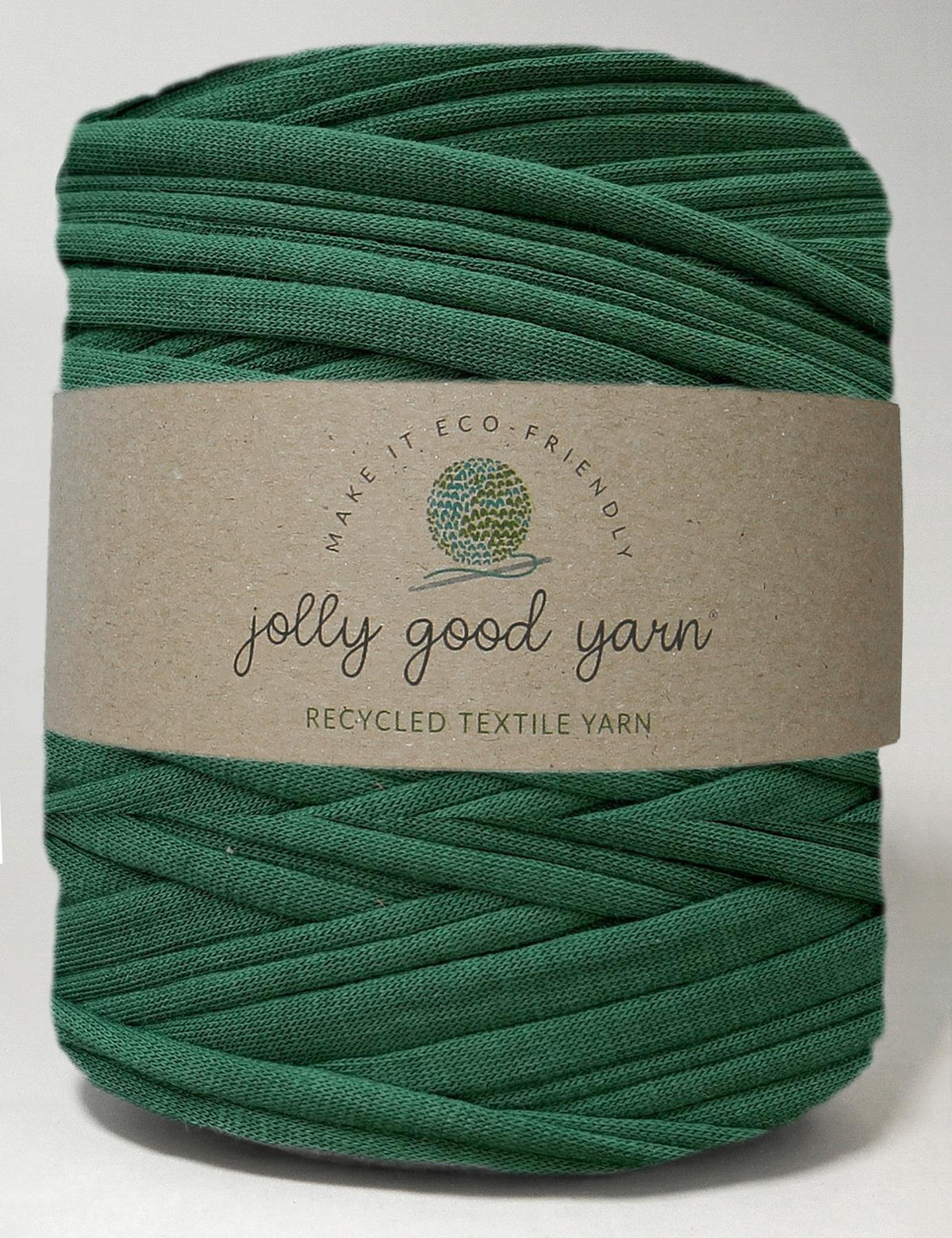 Forest green t-shirt yarn (100-120m)