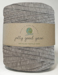 Recycled textile yarn - colour grey
