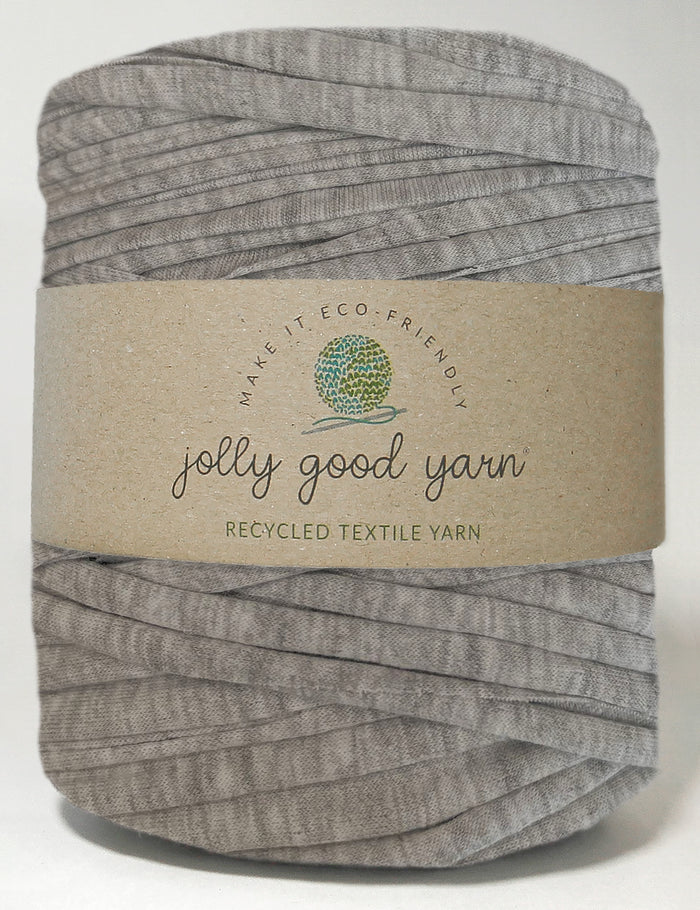 Recycled textile yarn - colour grey