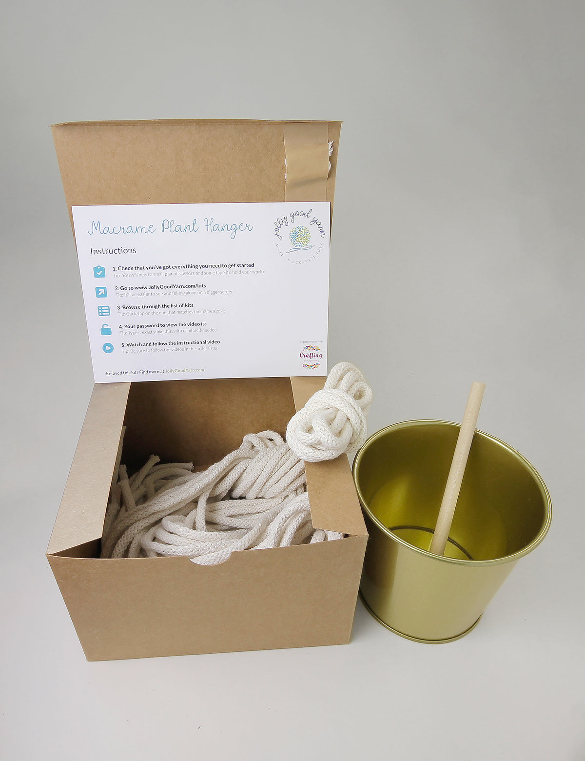 Macramé Pot Holder / Hanger Kit