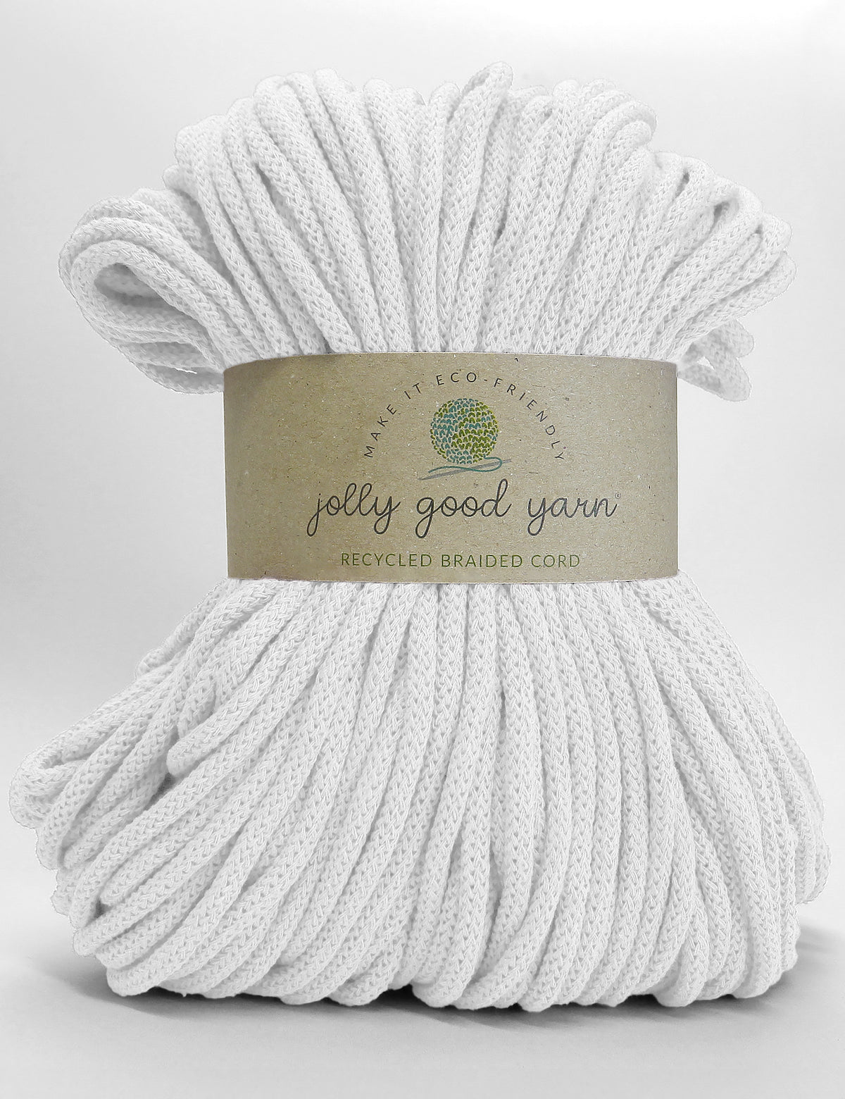 5mm Sandford White recycled cotton macrame cord