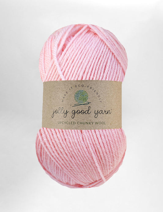 Sidbury Pink 100% upcycled knitting wool (100g)