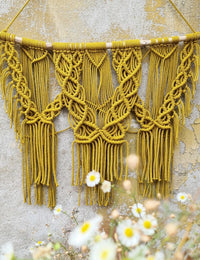 Crocheted  wall hanging