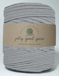 Recycled textile yarn - colour grey