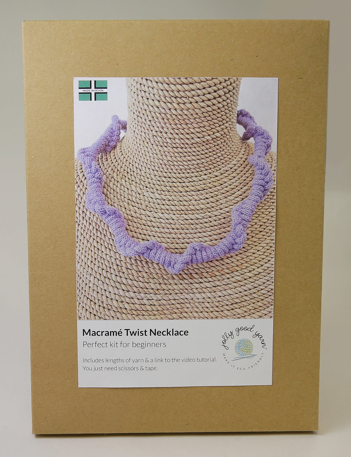 Macrame Twist Necklace Macrame Kit