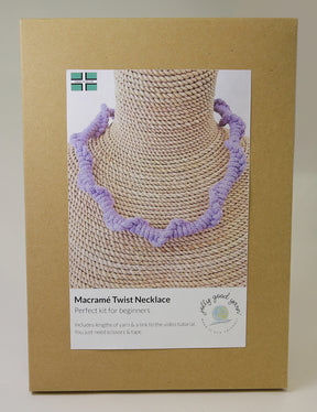 Macrame Twist Necklace Macrame Kit