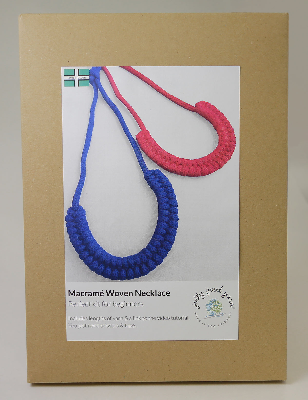 Macrame Woven Necklace Macrame Kit