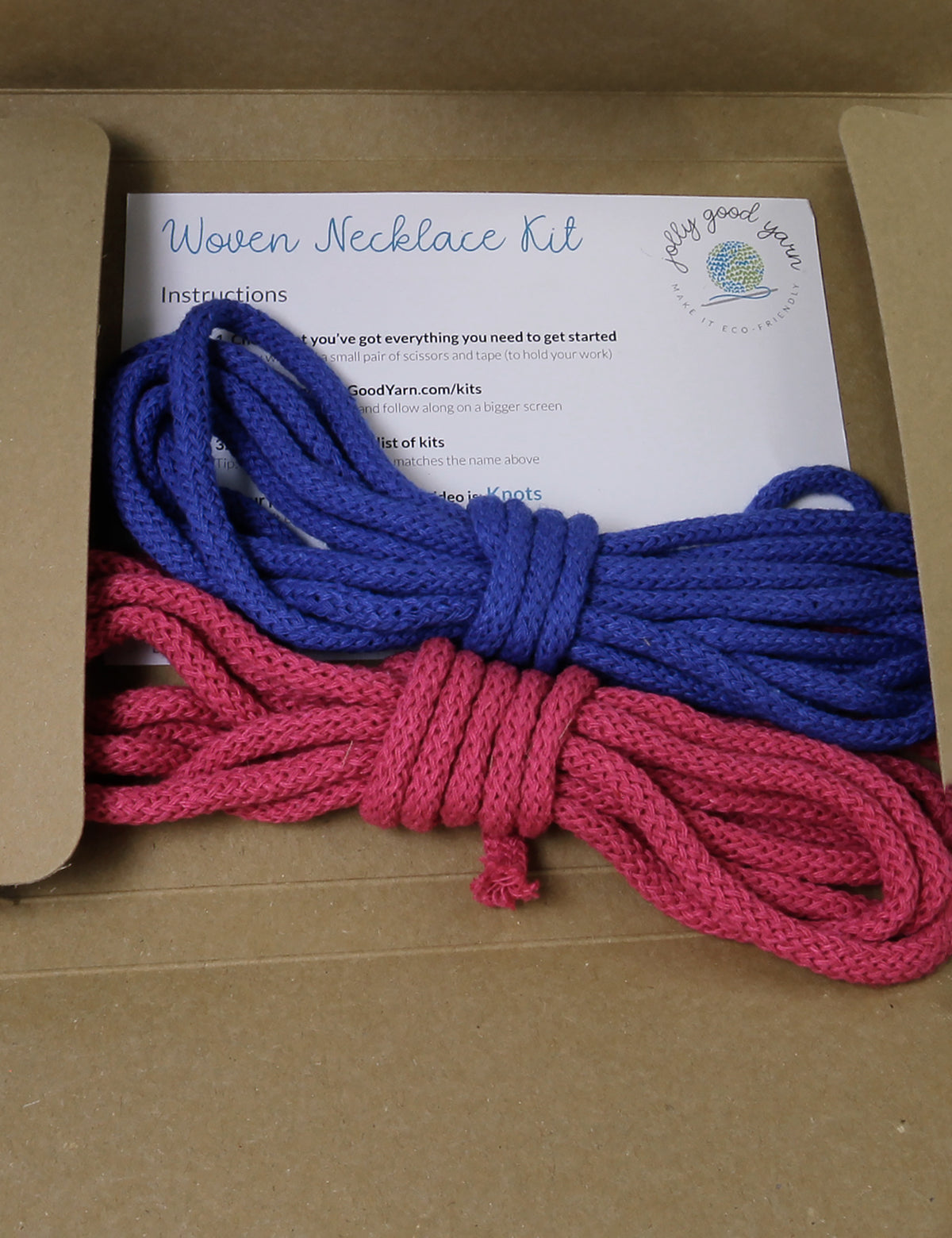 Macrame Woven Necklace Macrame Kit