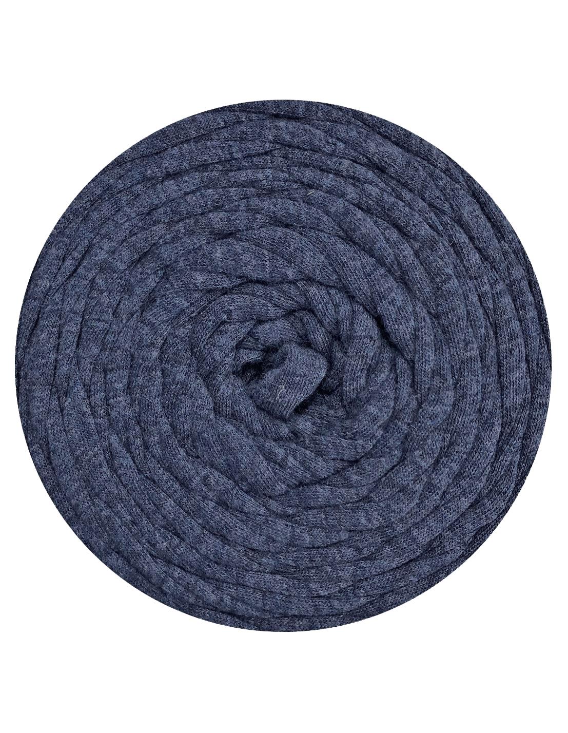 Mottled denim blue t-shirt yarn by Hoooked Zpagetti (100-120m)