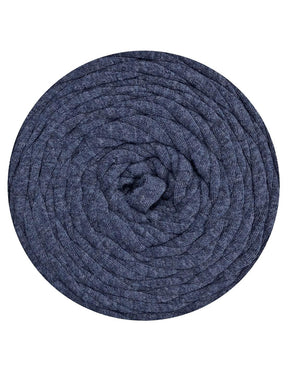 Mottled denim blue t-shirt yarn by Hoooked Zpagetti (100-120m)