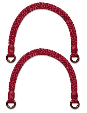 Prym "Rose" (615191) red braided bag handles - 62cm