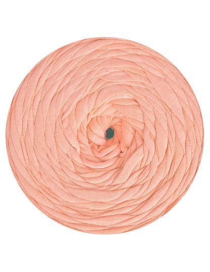 Peachy pink t-shirt yarn by Rescue Yarn (100-120m)