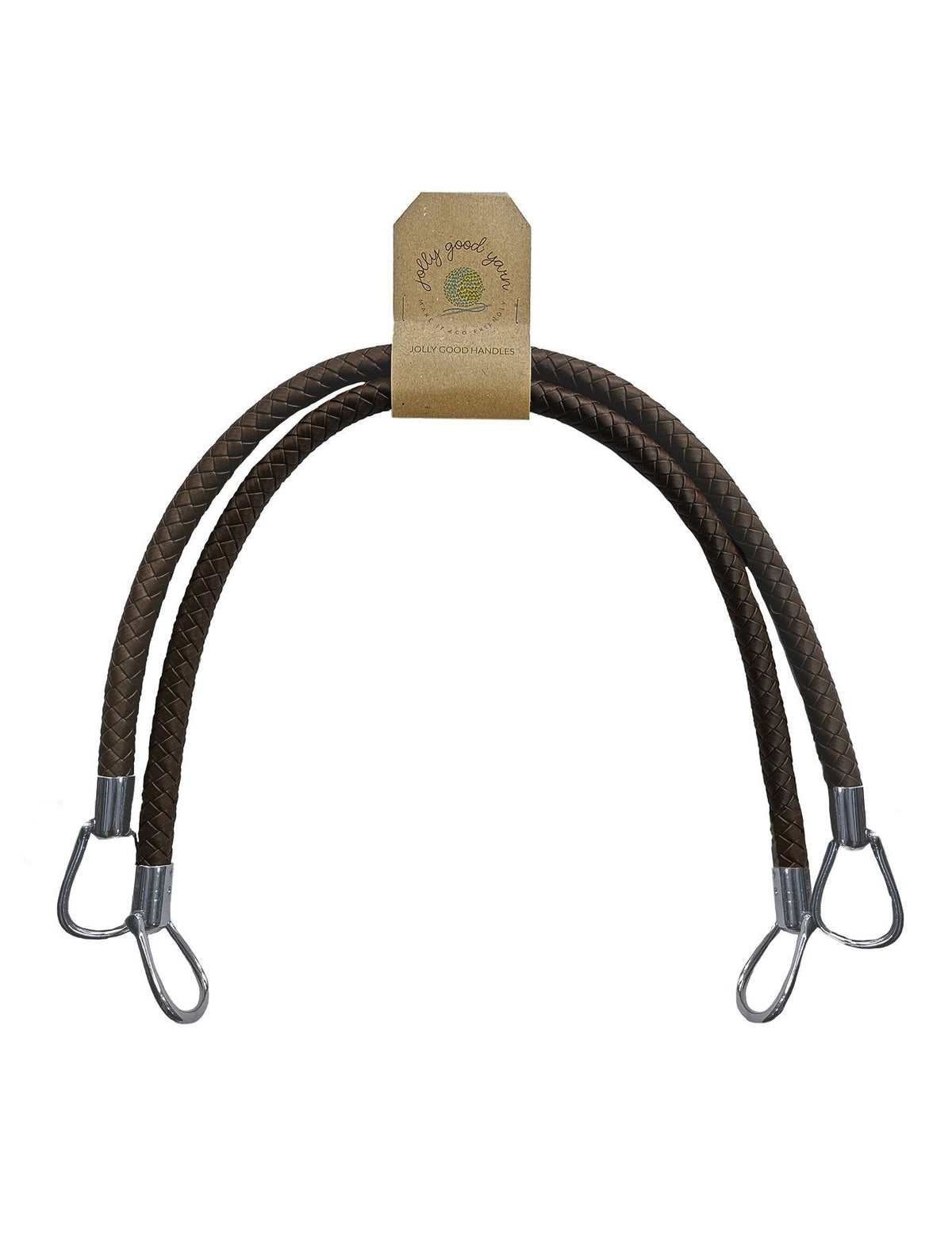 Jolly Good Brown Faux Leather Bag Handles (55cm)