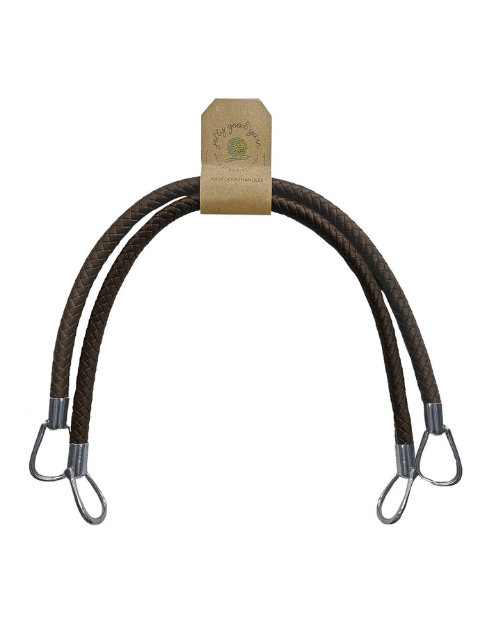 Jolly Good Brown Faux Leather Bag Handles (55cm)
