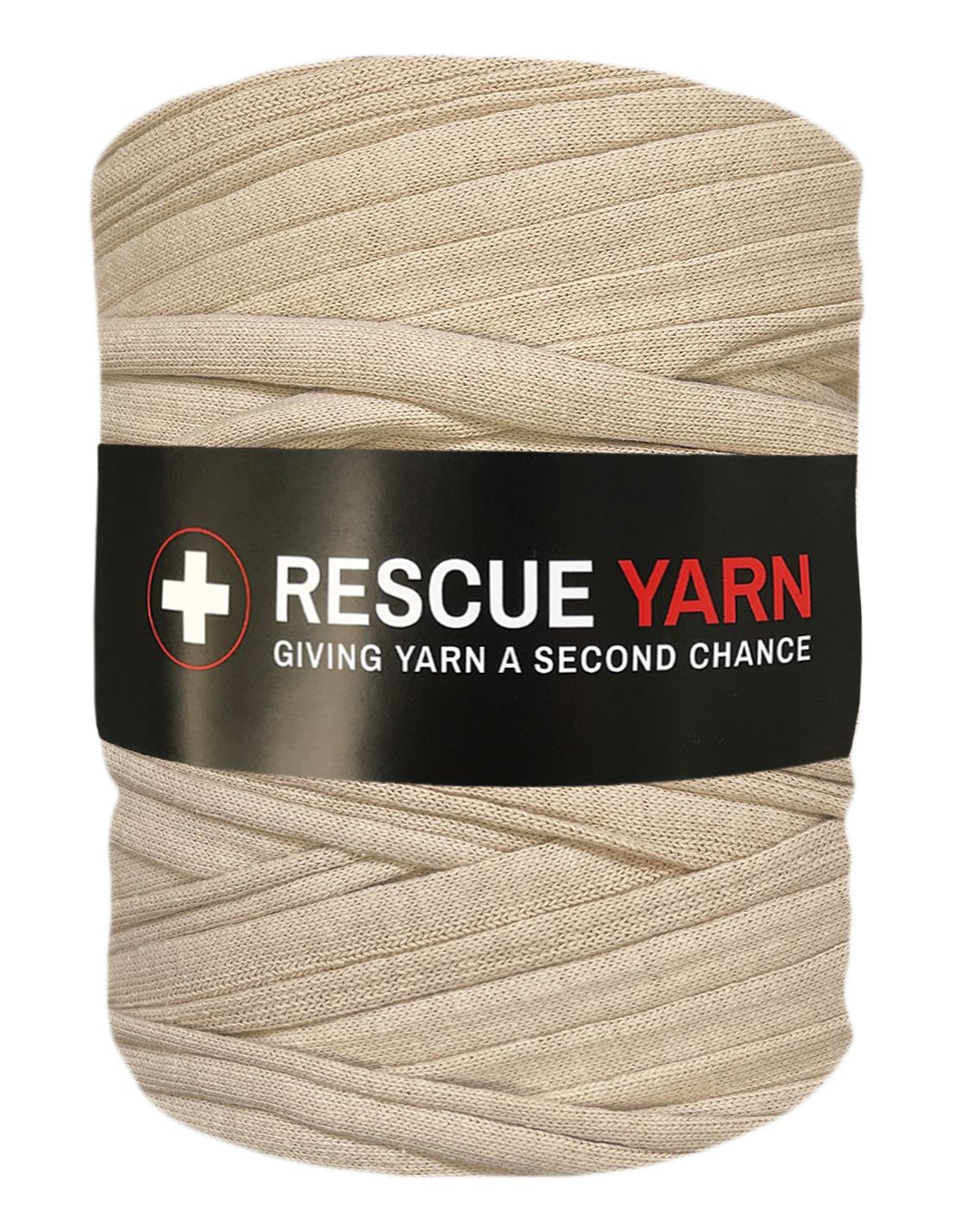 Pale sand t-shirt yarn by Rescue Yarn (100-120m)